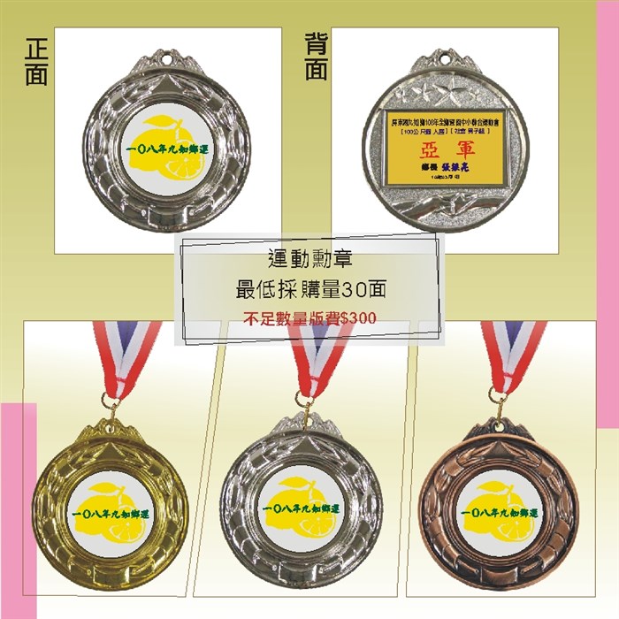 MD-72銀  運動勳章獎牌(缺貨)