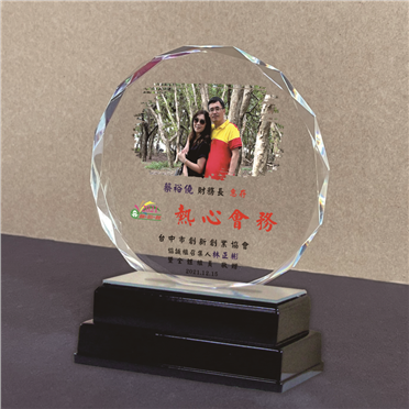 CTO-1909 多邊圓型水晶 (燈座)