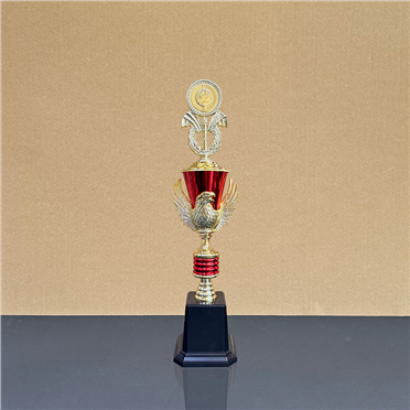 LO-T2502-3 單柱紅鷹獎盃/大