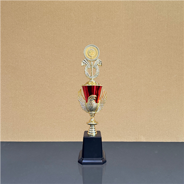 LO-T2502-1 單柱紅鷹獎盃/中