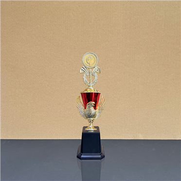 LO-T2502-1 單柱紅鷹獎盃/小